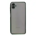 Samsung Galaxy A04 Kılıf Razer Lensli Silikon - Yeşil-2