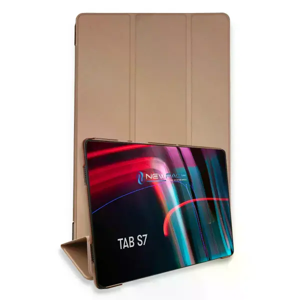 Galaxy T870 Tab S7 11 Kılıf Tablet Smart Kılıf - Rose Gold