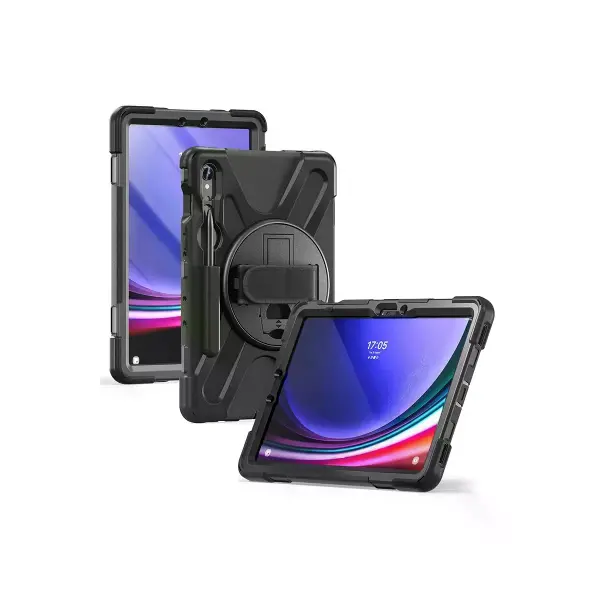 Samsung Galaxy X510 Tab S9 Fe 11 Kılıf Amazing Tablet Kapak - Siyah
