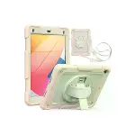 iPad 5 Air 9.7 Kılıf Strap New Tablet Kapak - Pembe-1