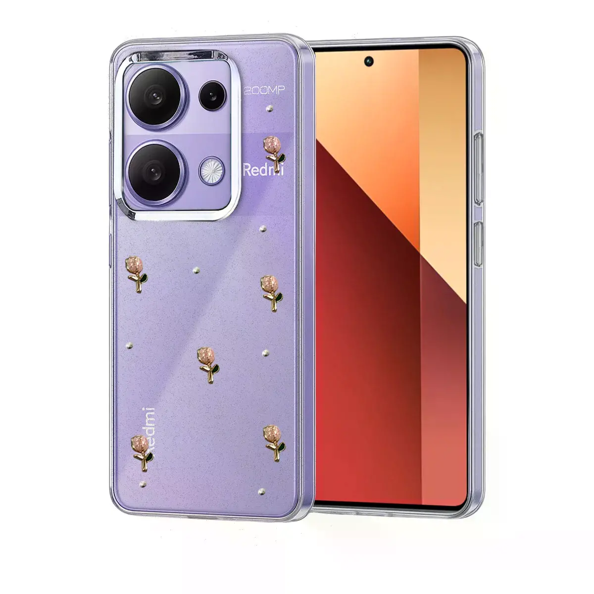 Xiaomi Redmi Note 13 Pro 4g Fiyonk Desenli Kapak - Desen 6