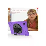 Samsung Galaxy T220 Tab A7 Lite 8.7 Kılıf Amazing Tablet Kapak - Mor-3