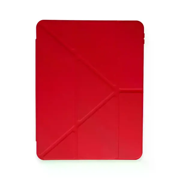 Xiaomi Pad 6 Kılıf Kalemlikli Mars Tablet Kılıfı - Kırmızı