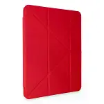 Xiaomi Pad 6 Kılıf Kalemlikli Mars Tablet Kılıfı - Kırmızı-2