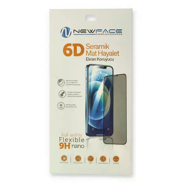 Samsung Galaxy A02 6d Mat Seramik Hayalet Nano Ekran Koruyucu
