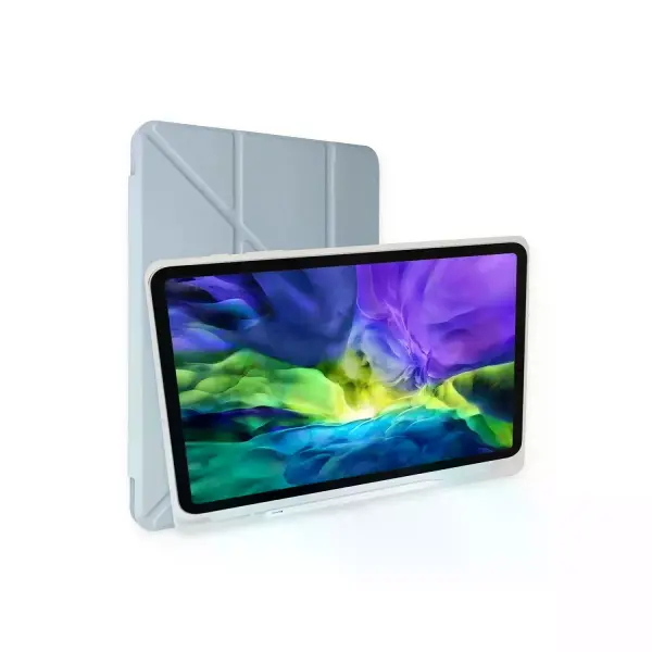 Huawei Matepad Se Kılıf Kalemlikli Mars Tablet Kılıfı - Mavi