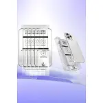 İphone 14 Pro Max Bilvis 5in1 3d Magic Cam Ekran Koruyucu - Siyah-6