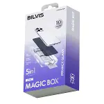 İphone 14 Pro Max Bilvis 5in1 5d Magic Hayalet Cam Ekran Koruyucu - Siyah-1