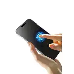 İphone 15 Pro Bilvis 5in1 5d Magic Hayalet Cam Ekran Koruyucu - Siyah-6