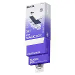 İphone 17 Air Bilvis 5in1 5d Magic Hayalet Cam Ekran Koruyucu - Siyah-2