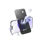 İphone 17 Air Bilvis 5in1 5d Magic Hayalet Cam Ekran Koruyucu - Siyah-4