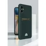 Samsung Galaxy A05 Kelvin Kartvizitli Silikon - Lila-2