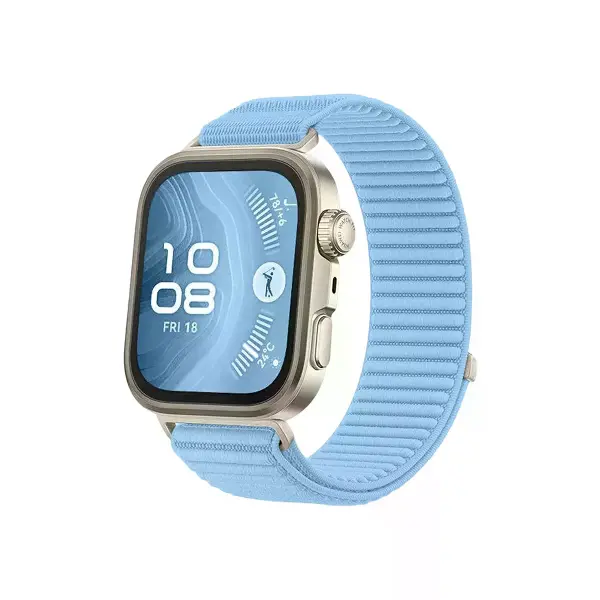 Huawei Fit 4 Braid Kordon (saat Değildir) - Açık Mavi