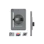 İpad 10.2 (7.nesil) Kılıf Hand Strap Tablet Kılıfı - Gri-2