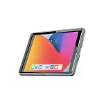İpad 10.2 (7.nesil) Kılıf Hand Strap Tablet Kılıfı - Gri-3