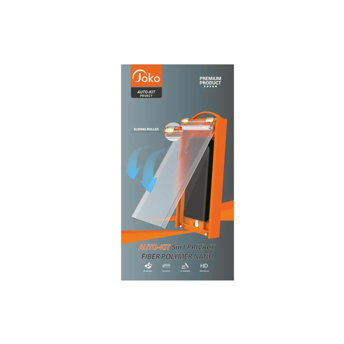 Joko Samsung Galaxy S22 Ultra AutoKit 5in1 Fiber Hayalet Polymer Nano Ekran Koruyucu