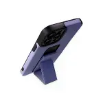 Newface Apple iPhone 12 Pro Max Kılıf Mega Standlı Silikon - Lila-3