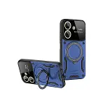 Xiaomi Redmi 13c Kılıf Joy Lens Standlı Kapak - Lacivert-1