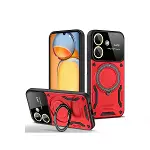 Xiaomi Redmi 13c Kılıf Joy Lens Standlı Kapak - Kırmızı-1