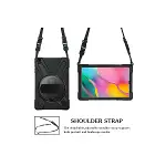 Galaxy T510 Tab A 10.1 Kılıf Amazing Tablet Kapak - Siyah-4