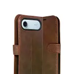İphone 17 Air Trend S Plus Kapaklı Kılıf - Taba-2