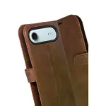 İphone 17 Air Trend S Plus Kapaklı Kılıf - Taba-3