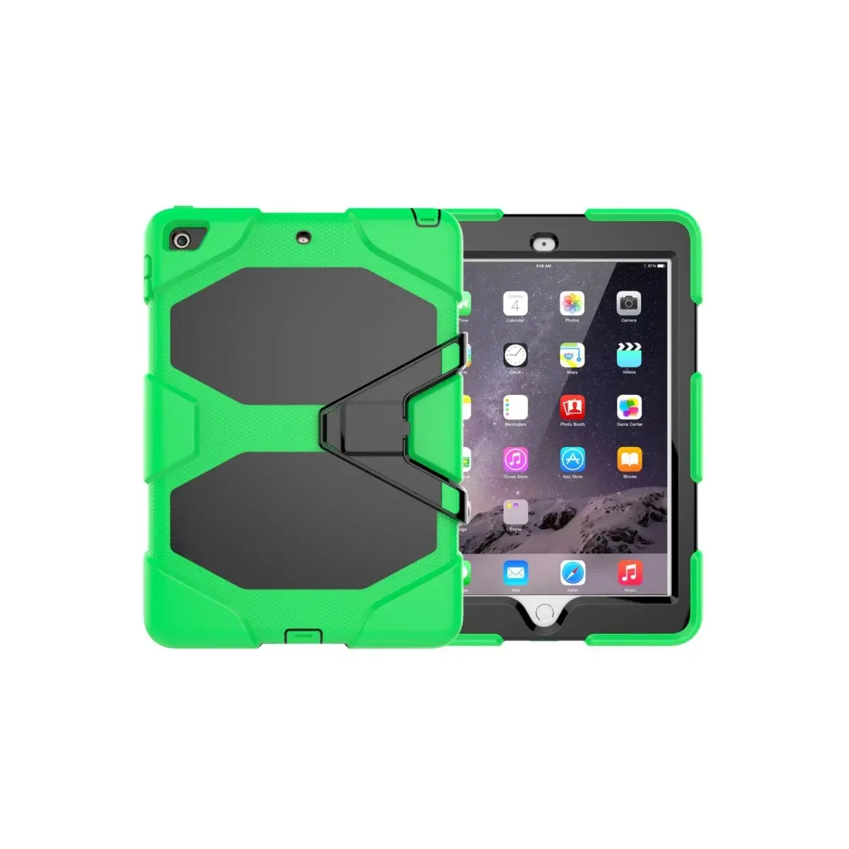 Newface Apple iPad 5 Air 9.7 Kılıf Griffin Tablet Kapak - Yeşil
