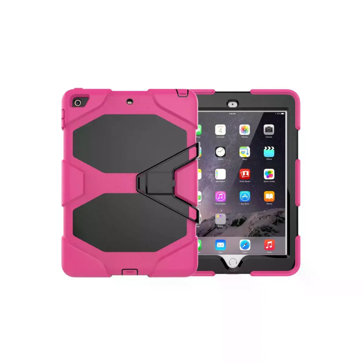 Newface Apple iPad 5 Air 9.7 Kılıf Griffin Tablet Kapak - Pembe