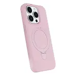 İphone 15 Pro Max Regal Magsafe Standlı Kapak - Açık Pembe-2