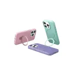 İphone 15 Pro Max Regal Magsafe Standlı Kapak - Açık Pembe-5