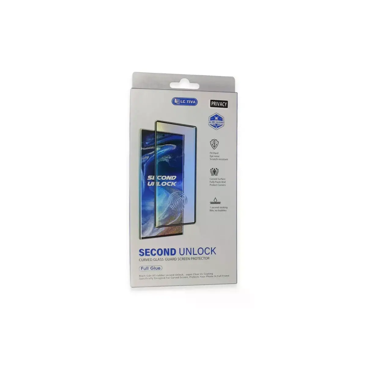 Samsung Galaxy S24 Ultra Durable Full Glue Curved Hayalet Cam