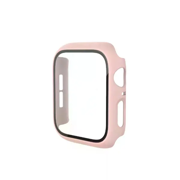 Watch 41mm Camlı Kasa Ekran Koruyucu - Pembe