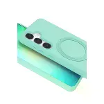 Samsung Galaxy S25 Regal Magsafe Standlı Kapak - Su Yeşili-4