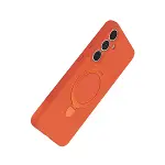 Samsung Galaxy S25 Fe Regal Magsafe Standlı Kapak - Turuncu-3