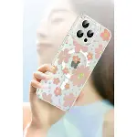 Joko  iPhone 14 Floral Magsafe Kapak - Sarı-4