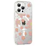 Joko  iPhone 14 Pro Max Floral Magsafe Kapak - Pembe-1