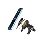 T9 15W Magsafe Araç Tutucu - Siyah-6