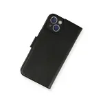 iPhone 14 Kılıf Trend S Plus Kapaklı Kılıf - Siyah-3
