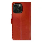 İphone 15 Pro Max Kılıf Trend S Plus Kapaklı Kılıf - Kırmızı-1