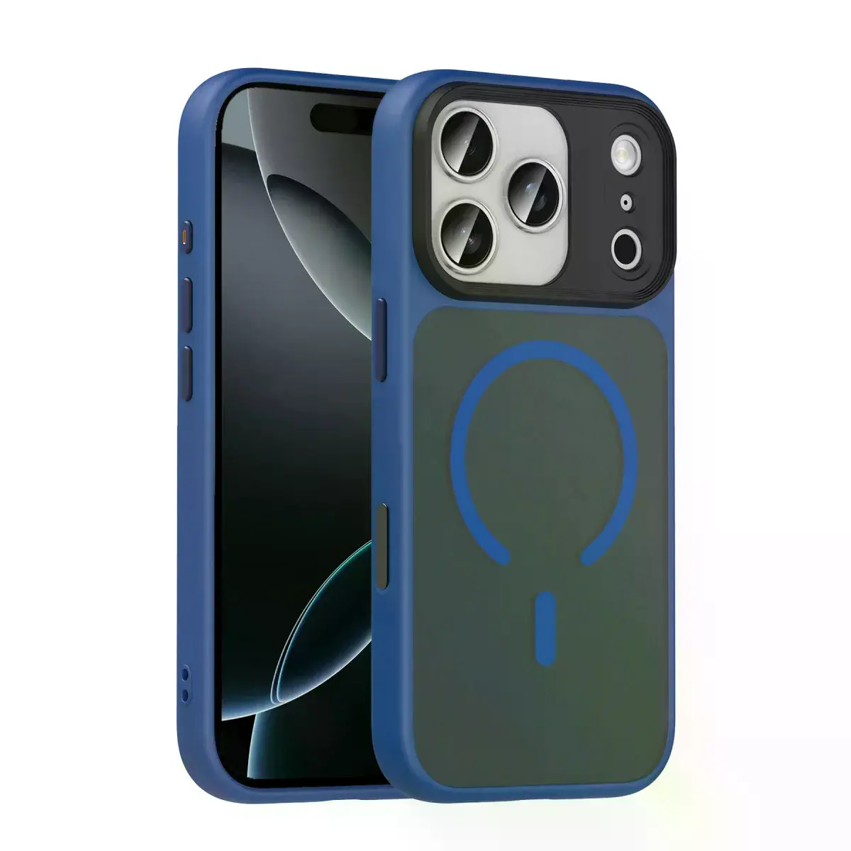 Joko  iPhone 17 Pro Megane Magsafe Kapak - Lacivert