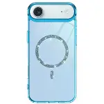 İphone 17 Air Live Diamond Magsafe Kapak - Mavi-2