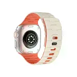 Watch Ultra 49mm Wowen Kordon (saat Değildir) - Beyaz-turuncu-1