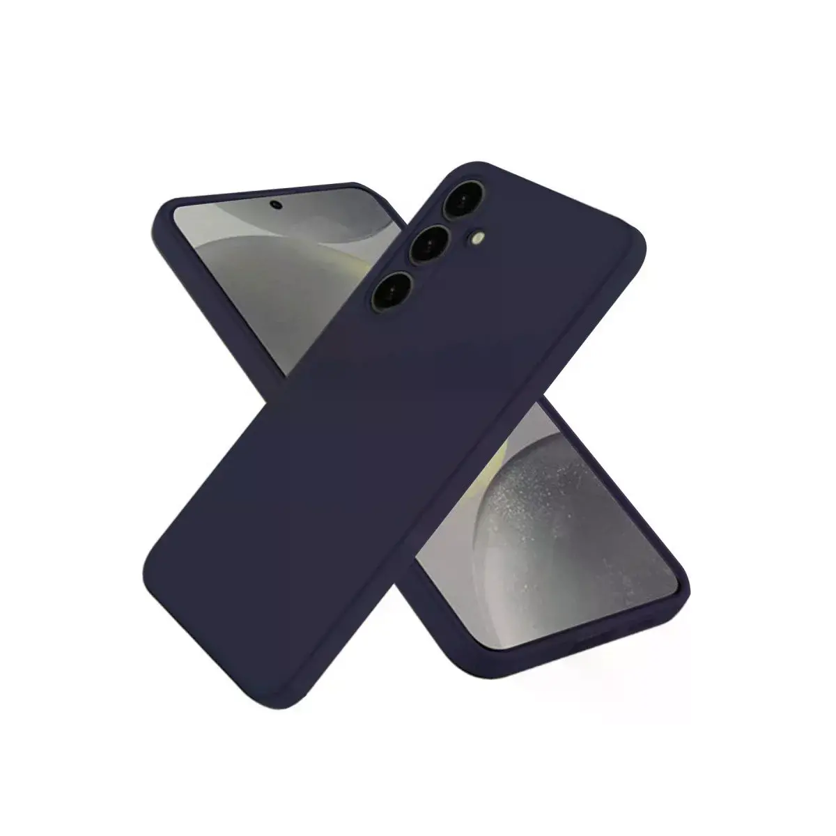 Samsung Galaxy A26 Kılıf Nano İçi Kadife Silikon - Lacivert