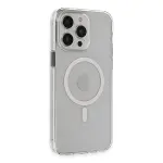 iPhone 15 Pro Max Kılıf Tron Şeffaf Magsafe Kapak - Şeffaf-1
