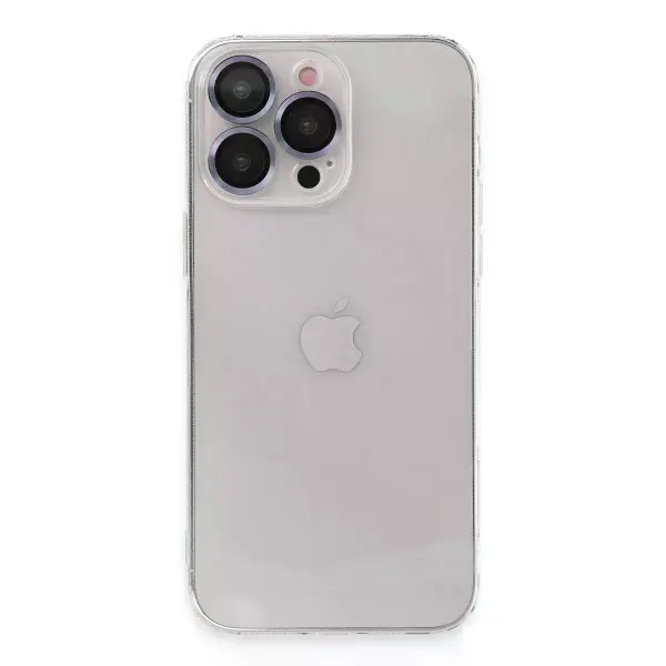 iPhone 13 Pro Kılıf Luko Lens Silikon - Sierra Blue