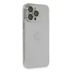 iPhone 13 Pro Max Kılıf Luko Lens Silikon - Gümüş-2