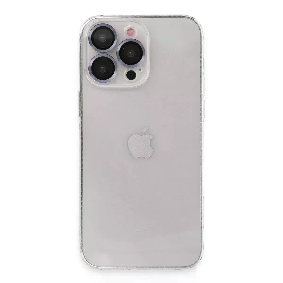 iPhone 13 Pro Max Kılıf Luko Lens Silikon - Sierra Blue