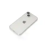 iPhone 14 Kılıf Luko Lens Silikon - Gümüş-4
