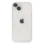iPhone 14 Kılıf Luko Lens Silikon - Gümüş-1