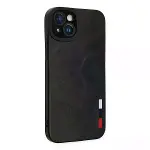 iPhone 14 Plus Kılıf Loop Deri Silikon - Siyah-2